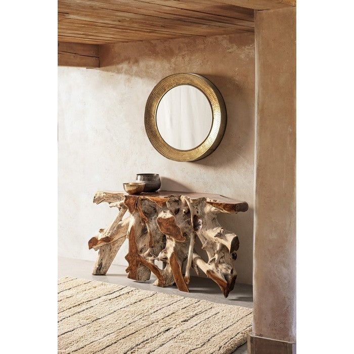 Specchio da parete tondo in acciaio 80 cm - Adara - BIZZOTTO - 63738846249338