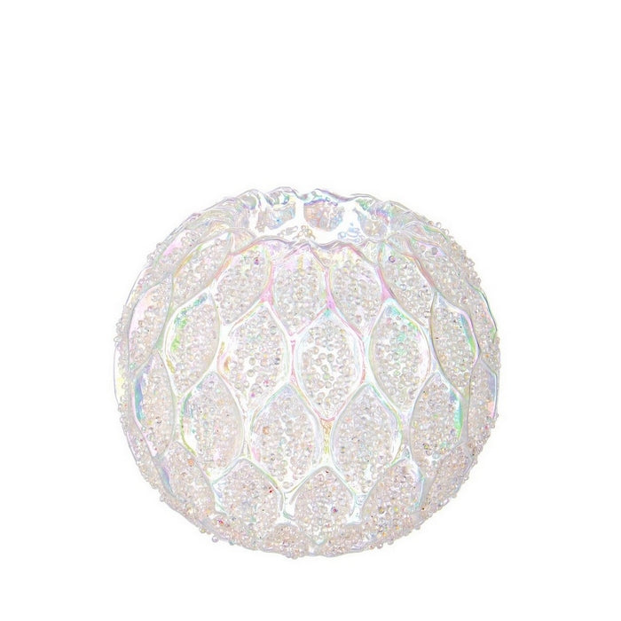 Porta candela natalizio a forma di sfera in vetro - Reflex