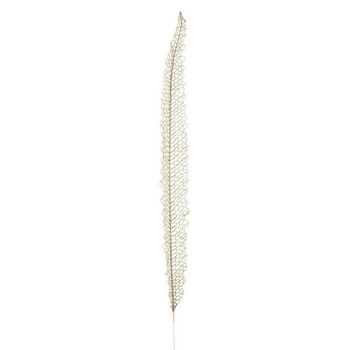 Foglia per decorazione natalizia con glitter 97 cm - Lineare