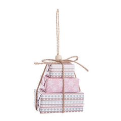 Pendaglio natalizio da appendere con pacchi regalo - Fantasia