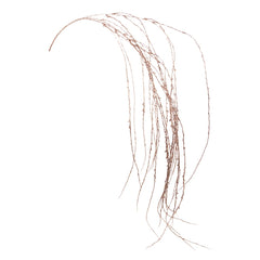 Ramo per decorazione natalizia oro rosa 112 cm - Capelli d'angelo