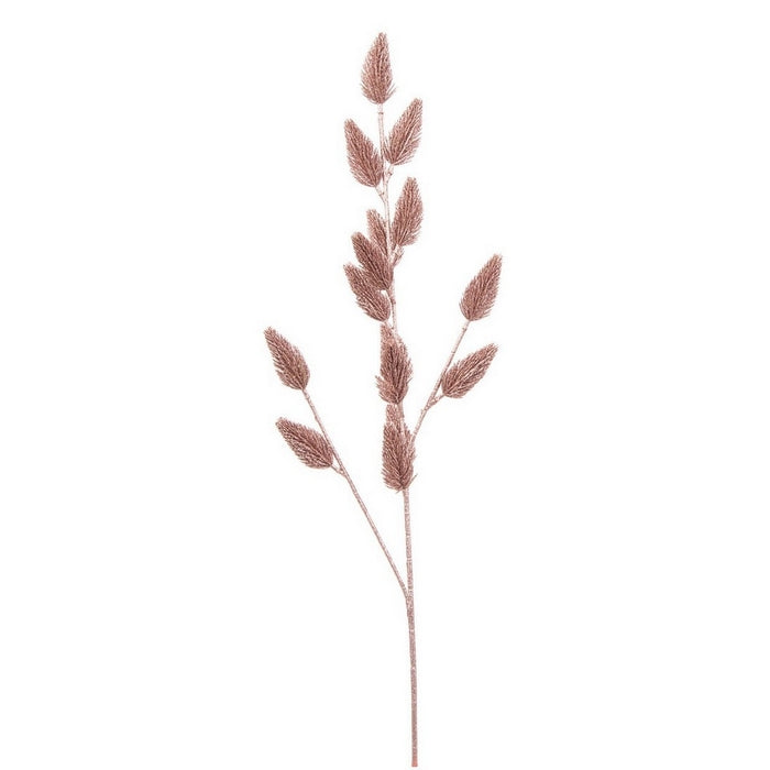 Ramo per decorazione natalizia oro rosa 70 cm - Fancy