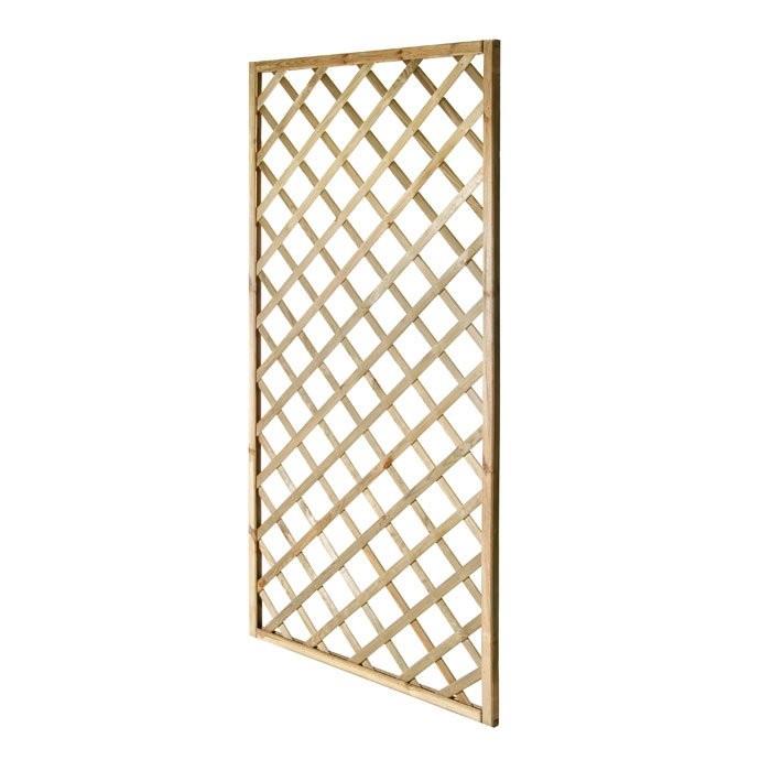 Grigliato in legno Garden rettangolare 90x180 cm - VERDELOOK - 34318404878552