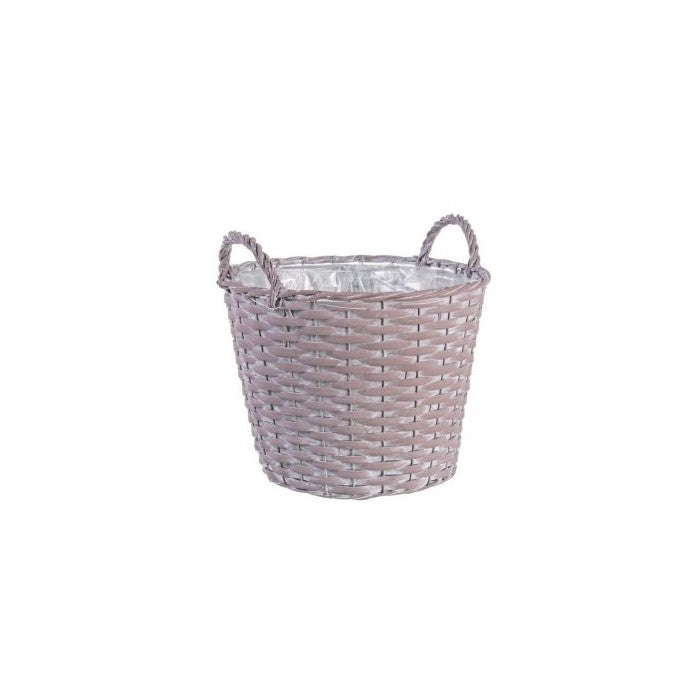 Vaso tondo in legno con 2 manici rosa - Audrey - BIZZOTTO - 34267721466072