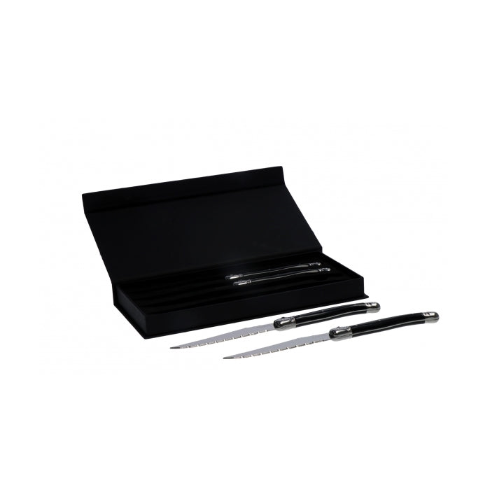 Set 4 coltelli in acciaio nero - AD TREND - 34275975528664