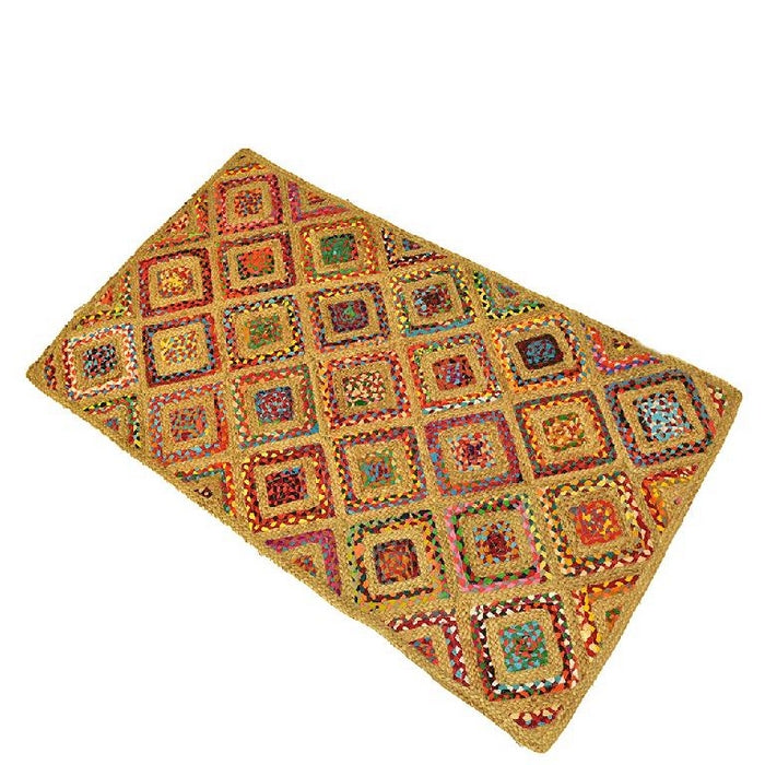 Tappeto Jute in juta e cotone 140x200 cm - MERCURY - 34357436416216
