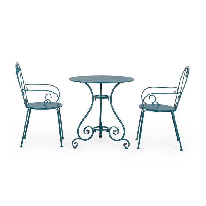 Tavolo rotondo da giardino in metallo 70 cm - Etienne