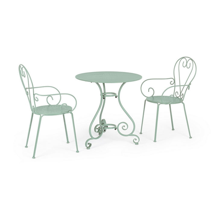 Tavolo rotondo da giardino in metallo 70 cm - Etienne