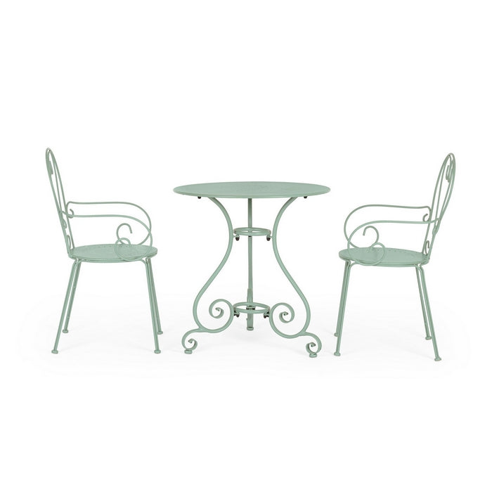 Tavolo rotondo da giardino in metallo 70 cm - Etienne