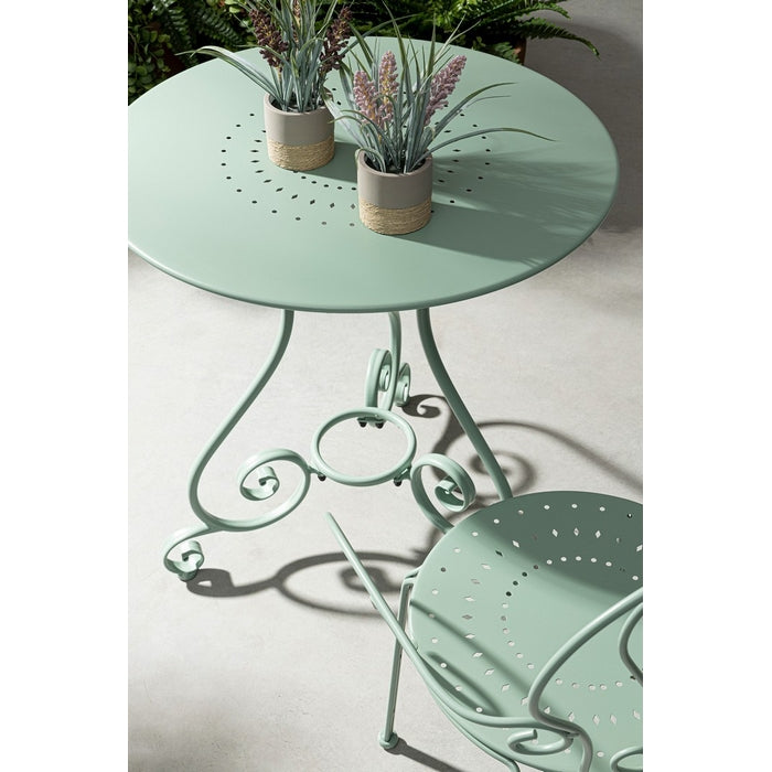 Tavolo rotondo da giardino in metallo 70 cm - Etienne