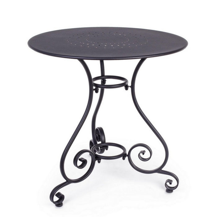 Tavolo rotondo da giardino in metallo 70 cm - Etienne