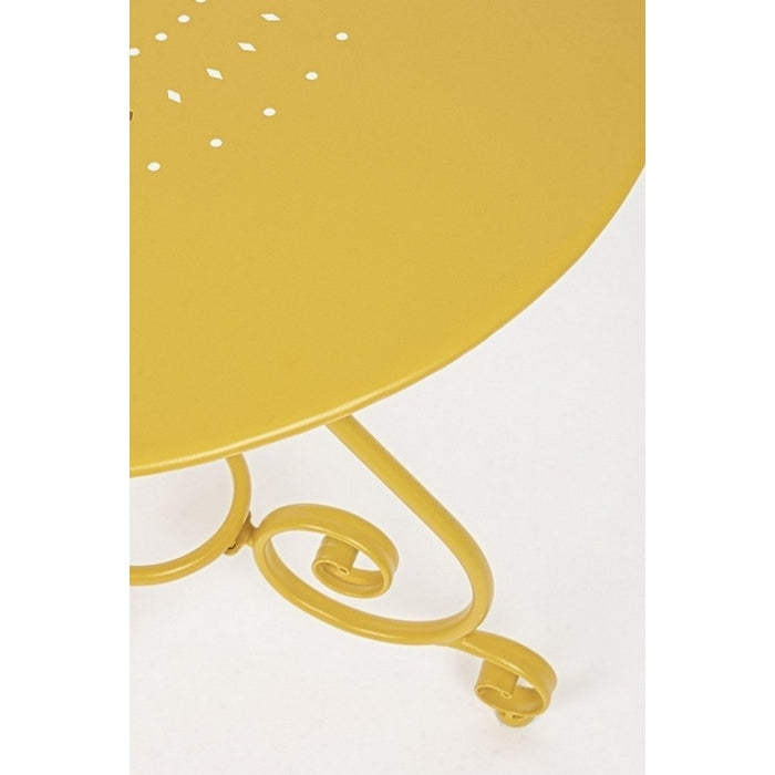 Tavolo rotondo da giardino in metallo 70 cm - Etienne