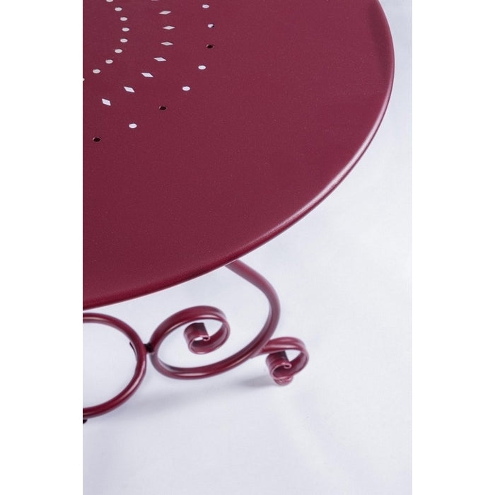 Tavolo rotondo da giardino in metallo 70 cm - Etienne