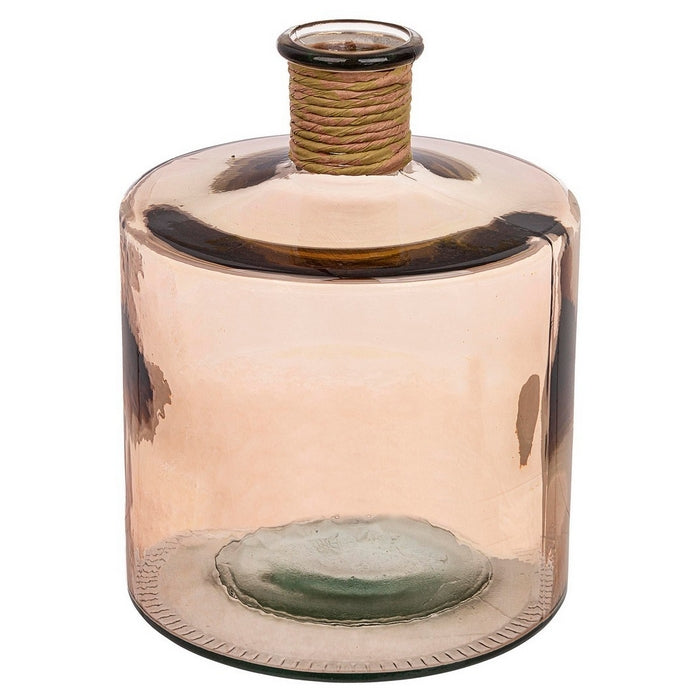 Vaso portafiori in vetro e corda - Rotang - BIZZOTTO - 34278817038552