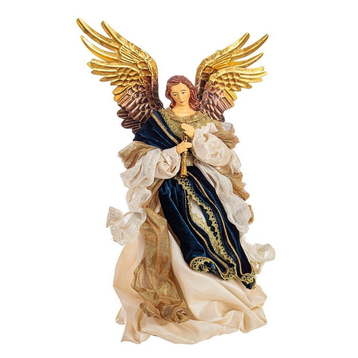 Angelo natività blu e oro 36 cm - Eden
