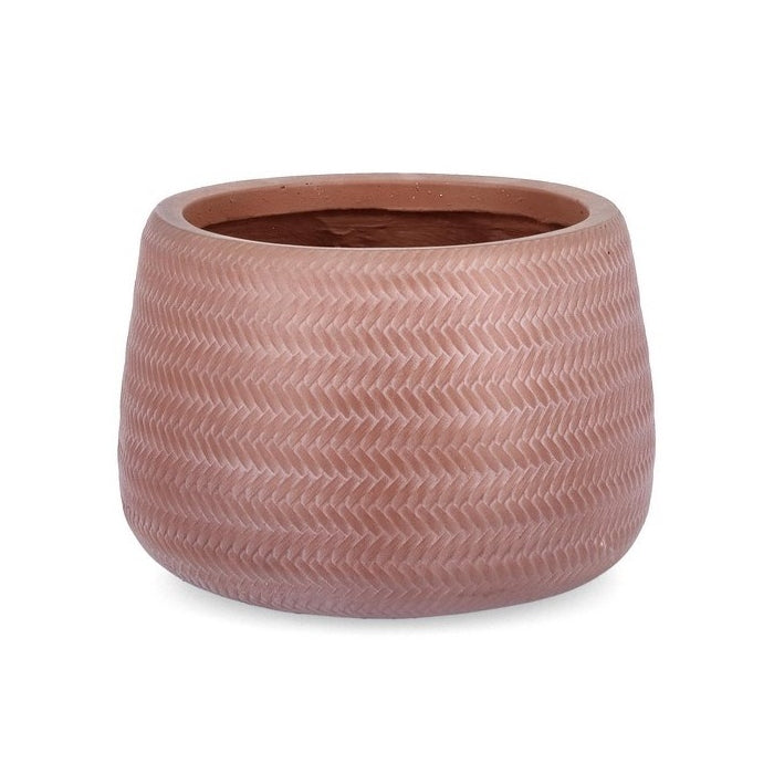 Vaso con finitura ad intreccio bombato - Tressage