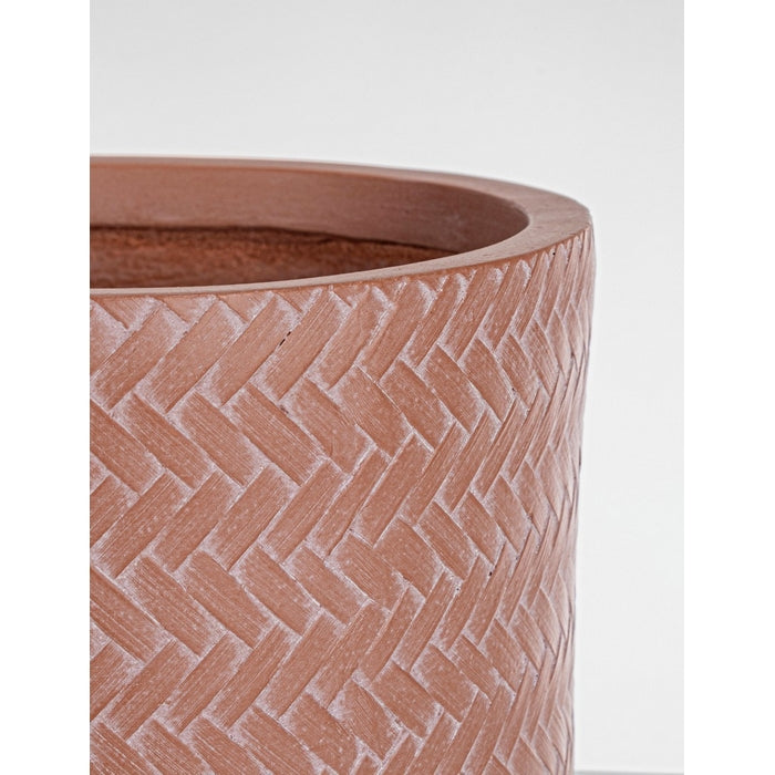 Vaso cilindrico con finitura ad intreccio - Tressage - BIZZOTTO - 34271802032344