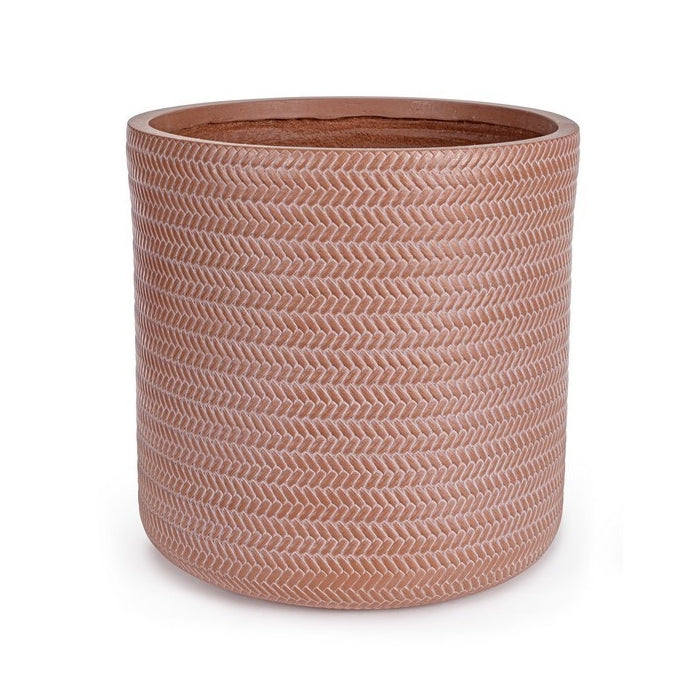 Vaso cilindrico con finitura ad intreccio - Tressage - BIZZOTTO - 34271804817624