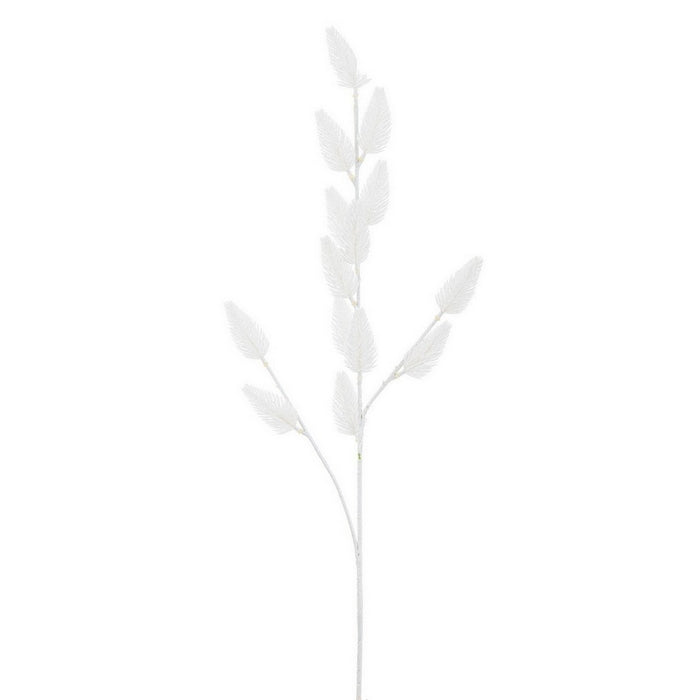 Ramo con foglie artificiali per decorazione natalizia 70 cm - Fancy