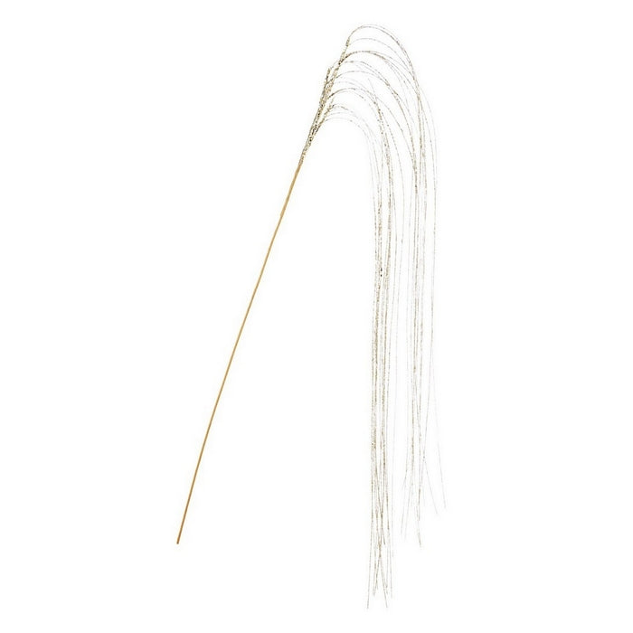 Ramo Capelli d'Angelo con glitter per decorazione natalizia 125 cm