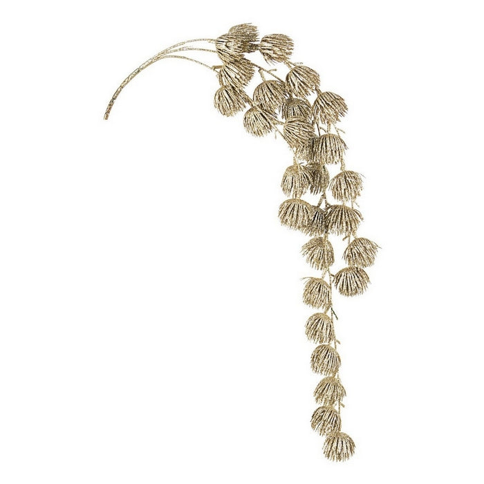 Ramo con fiori glitterati per decorazione natalizia 72 cm - Jamil