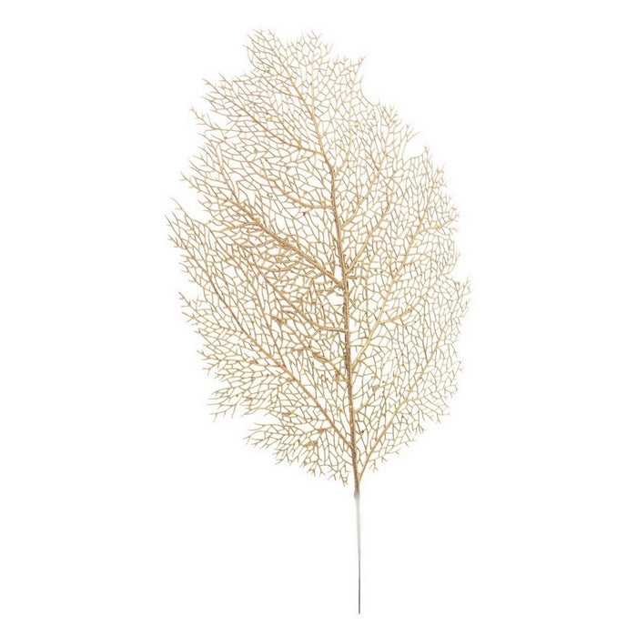 Foglia dorata per decorazione natalizia 60 cm - Stephany