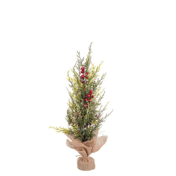 Alberello di Natale pino con bacche 55 cm - Jaxon