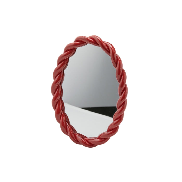 Specchio tondo con cornice colorata ad intreccio - Torchon - EDG - 34268903964888