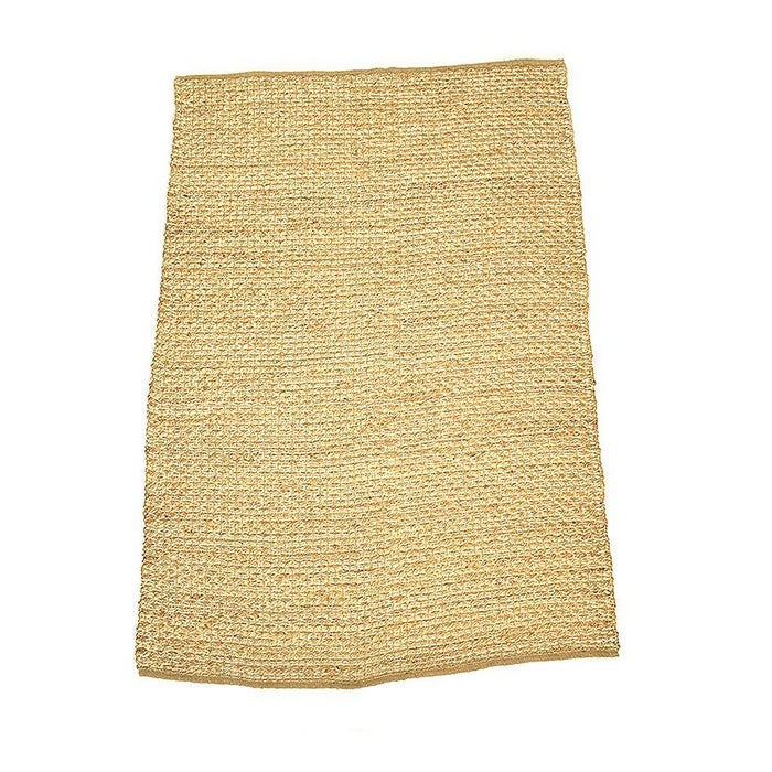 Tappeto intrecciato in cotone e juta