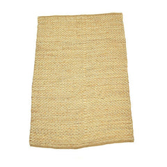 Tappeto intrecciato in cotone e juta