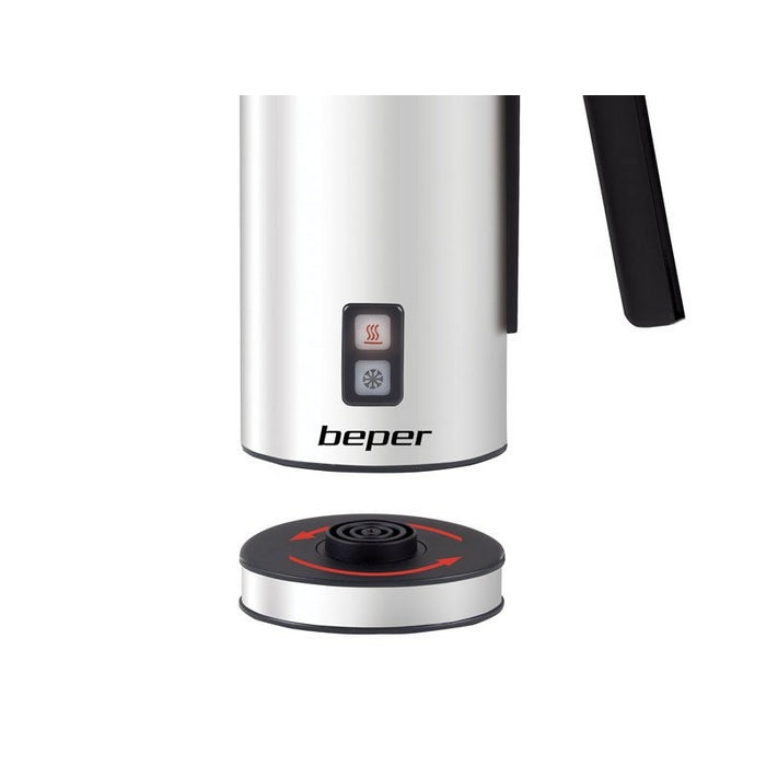 Schiumalatte elettrico in acciaio 550 watt