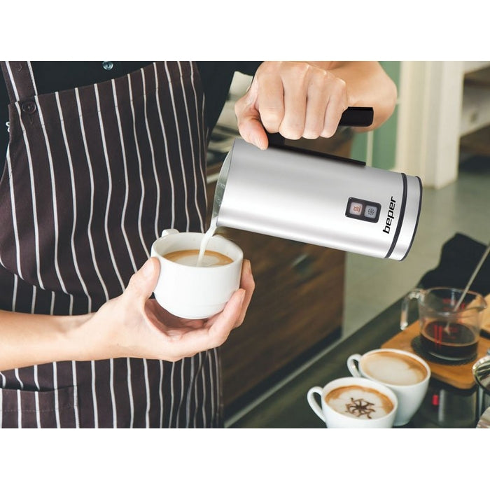 Schiumalatte elettrico in acciaio 550 watt