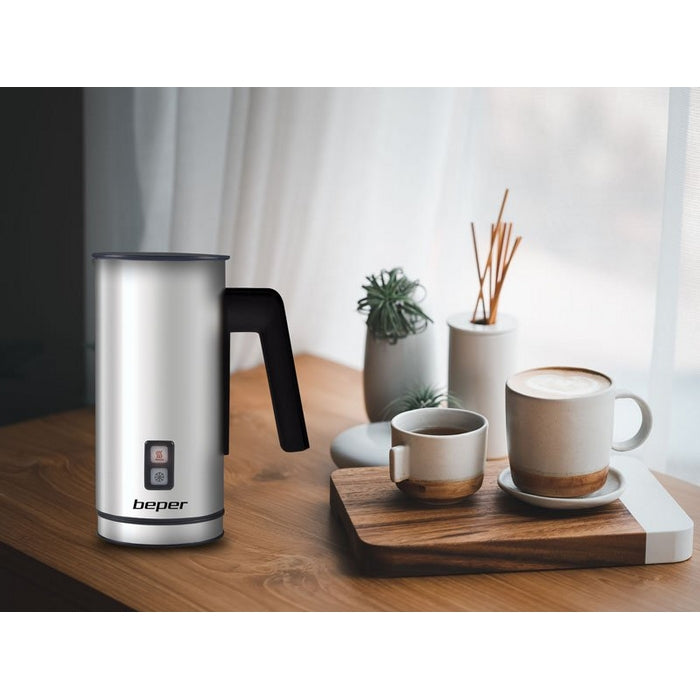 Schiumalatte elettrico in acciaio 550 watt