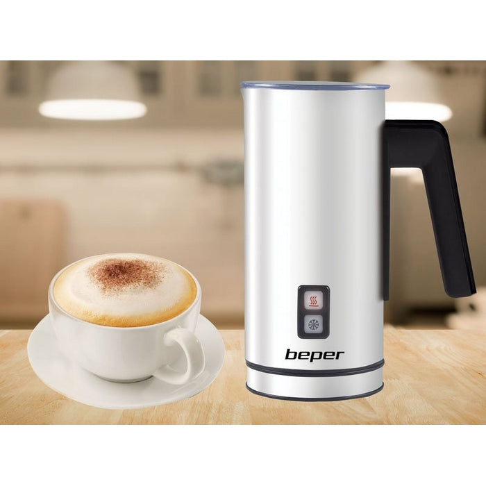 Schiumalatte elettrico in acciaio 550 watt