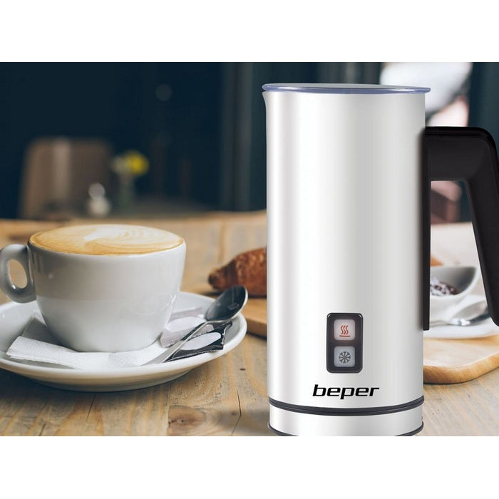 Schiumalatte elettrico in acciaio 550 watt