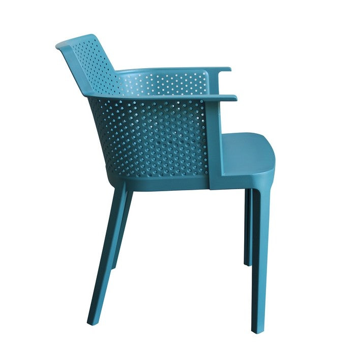 Set 4 sedie in polipropilene impilabili da giardino - Cathy - BEST - 63900227633530
