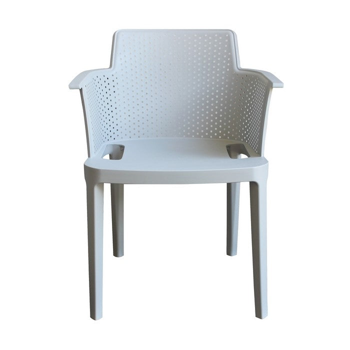 Set 4 sedie in polipropilene impilabili da giardino - Cathy - BEST - 63900227862906