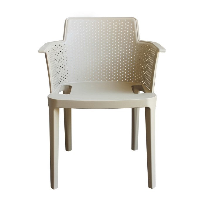 Set 4 sedie in polipropilene impilabili da giardino - Cathy - BEST - 63900228059514