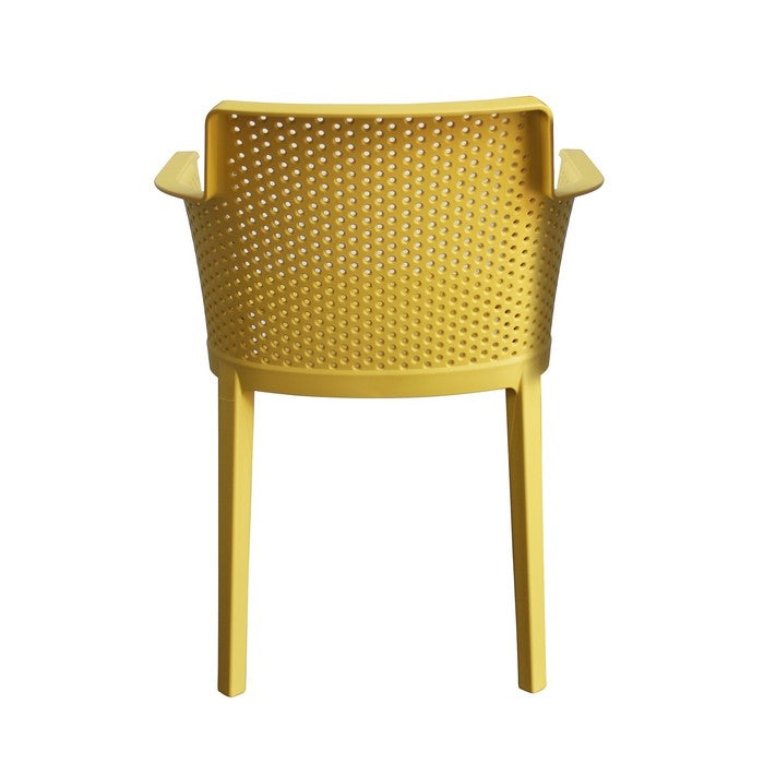 Set 4 sedie in polipropilene impilabili da giardino - Cathy - BEST - 63900227928442
