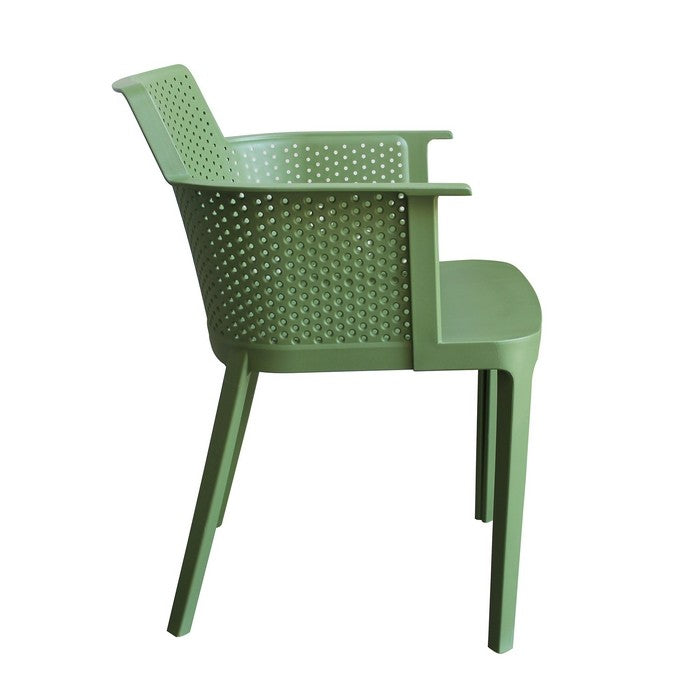 Set 4 sedie in polipropilene impilabili da giardino - Cathy - BEST - 63900227993978