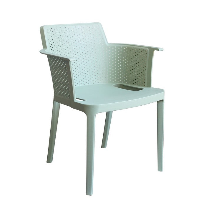 Set 4 sedie in polipropilene impilabili da giardino - Cathy - BEST - 63900228321658