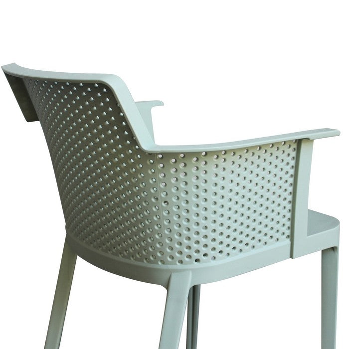 Set 4 sedie in polipropilene impilabili da giardino - Cathy - BEST - 63900228452730
