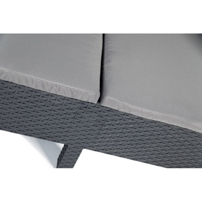 Salotto da giardino effetto rattan 4 posti con cuscini - Matilde - TOOMAX - 34272012140760