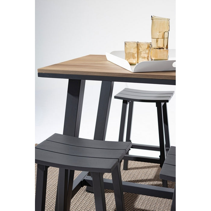 Sgabello alto da bar in alluminio - Skipper