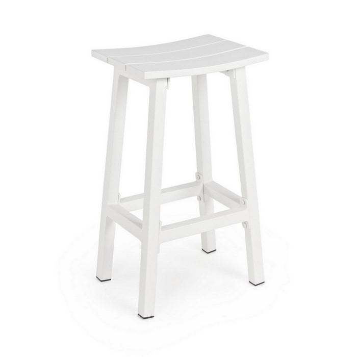 Sgabello alto da bar in alluminio - Skipper