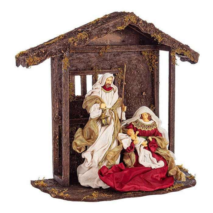 Decorazione natalizia natività con capanna - Raphael
