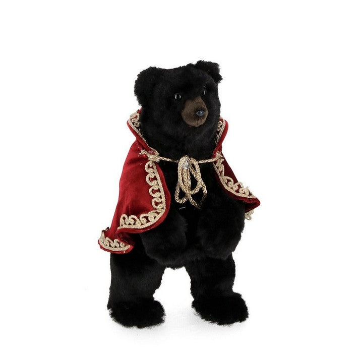 Decorazione natalizia orso bruno con vestiti rossi - Tayler