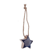 Pendaglio natalizio a forma di stella blu - Haley