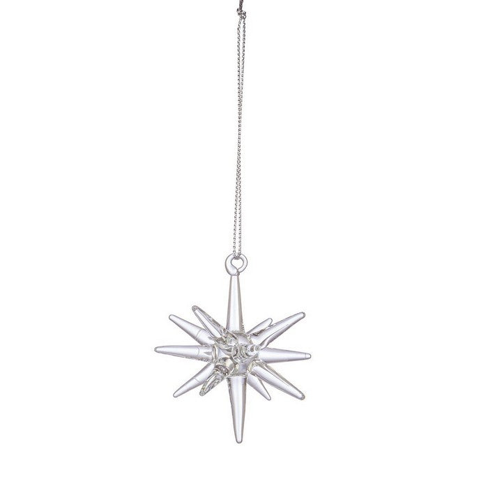 Pendaglio natalizio in vetro a forma di stella - Stellar