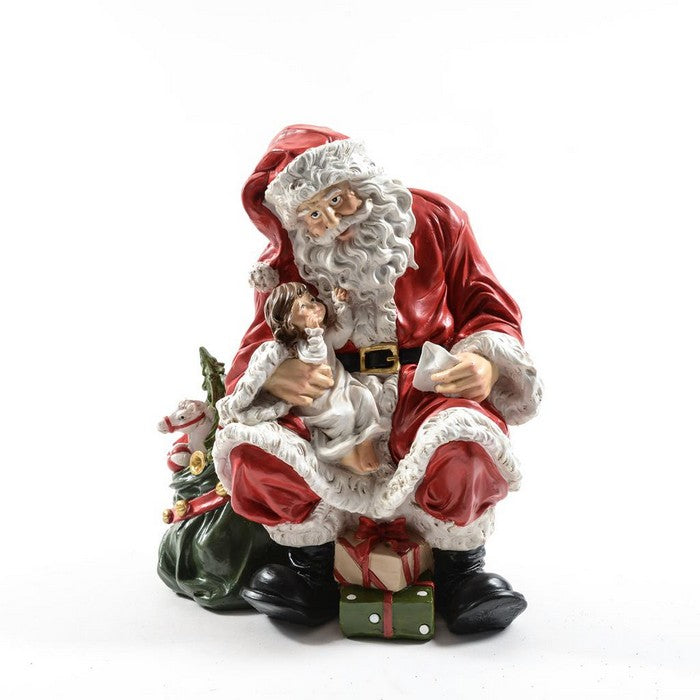 Babbo Natale decorativo in resina